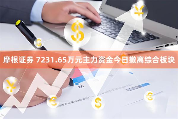 摩根证券 7231.65万元主力资金今日撤离综合板块