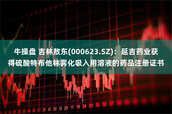 牛操盘 吉林敖东(000623.SZ)：延吉药业获得硫酸特布他林雾化吸入用溶液的药品注册证书